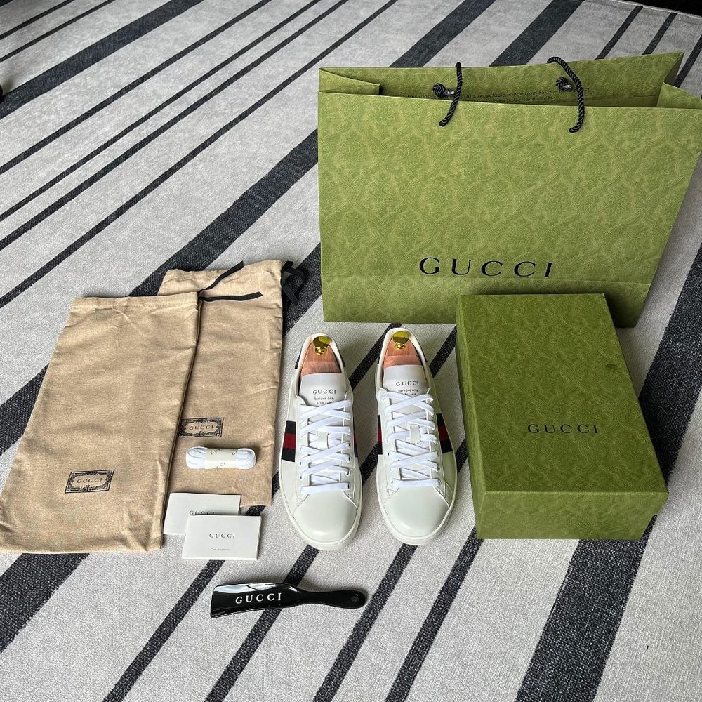 Gucci Ace Leather White Sneaker